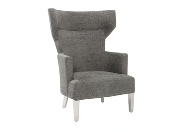 EVELYNE SQUARE BE01 - Fabric armchair high-back by New Life - view 2